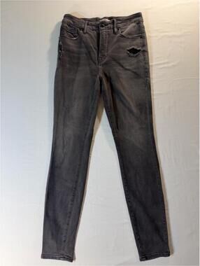 GOOD AMERICAN Women's Grey and Black Jeans